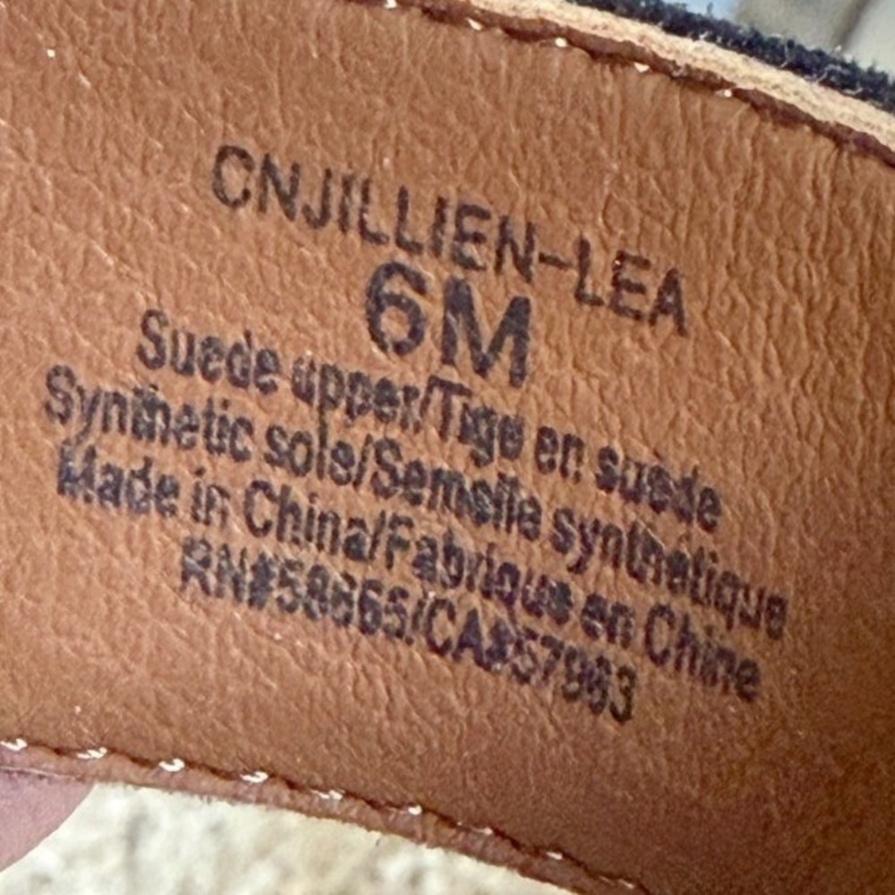 Caslon Jillien Black Suede Espadrille Wedge Sandals Womens Size 6 NEW Vacation - Picture 6 of 6